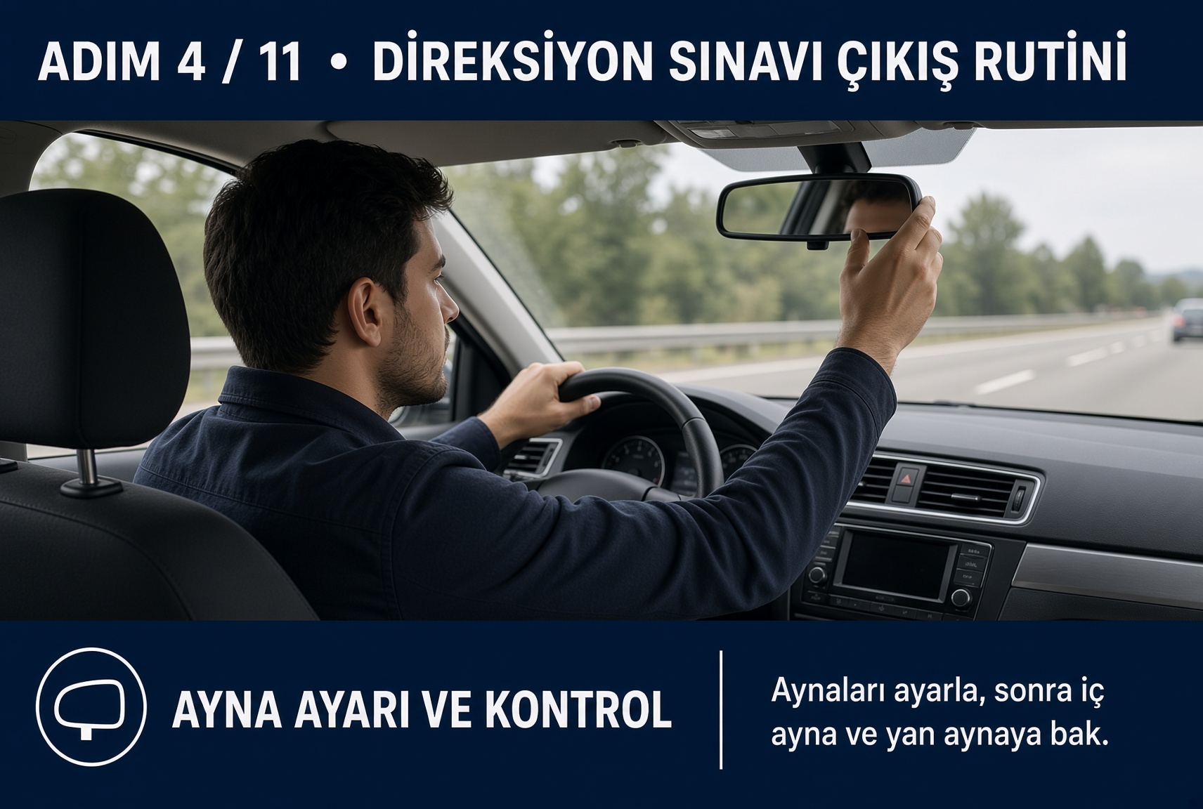 Ayna ayarı ve kontrol